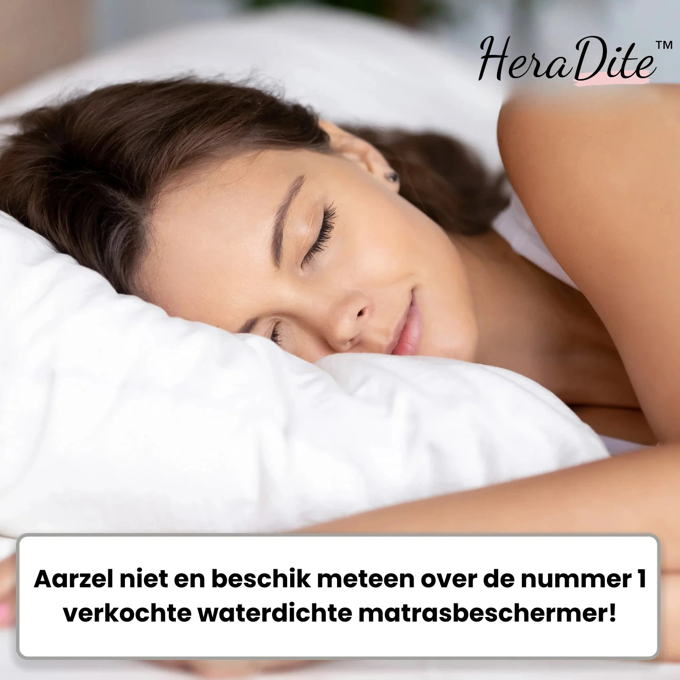 1x Waterdichte Matrasbeschermer - Premium Badstof Matrashoes, Ademend, Rondom Elastisch